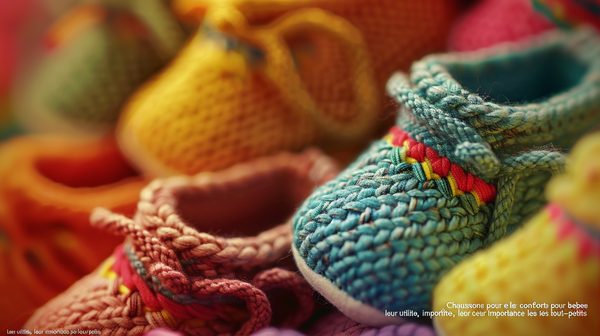 Chaussons pour bébé : leur utilité, leur confort et leur importance pour les tout-petits
