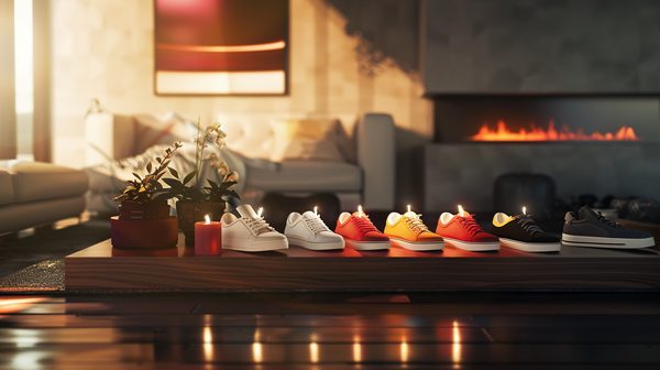 Soyez tendance avec les bougies sneakers stylées